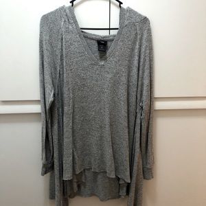 Gray Hooded sweater